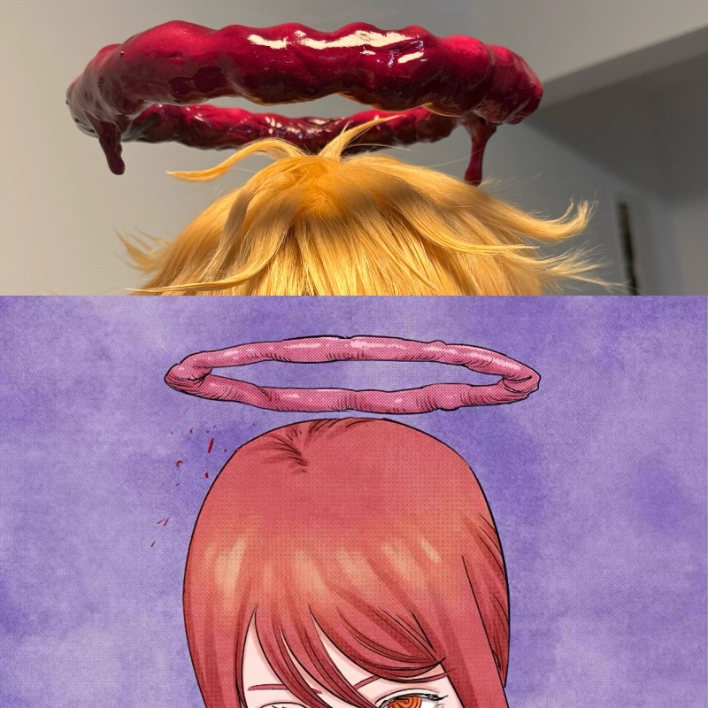 Anime Cosplay Makima - 애니메이션 마키마 코스프레 체인소 코스 레드
