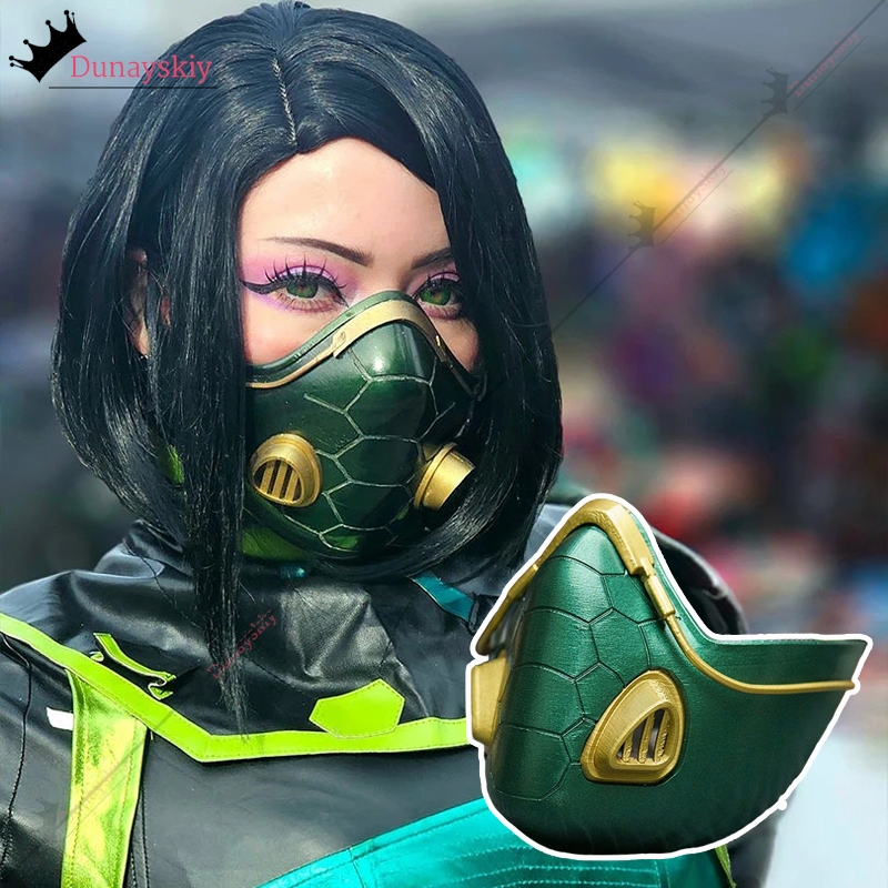 Anime Cosplay Face - 게임 발로란트 바이퍼 스네이크 마스크 코스프레