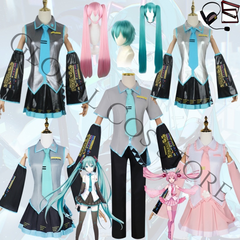 Anime Cosplay Miku - 가상 미쿠 가수 코스프레 역할극 의상