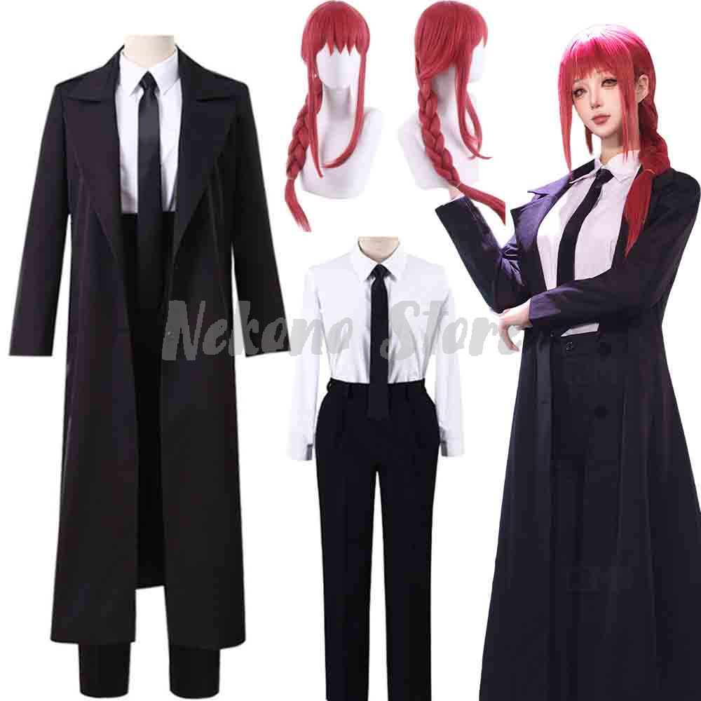 Anime Cosplay Makima - 애니메이션 마키마 유니폼 코스프레 의상 트렌치