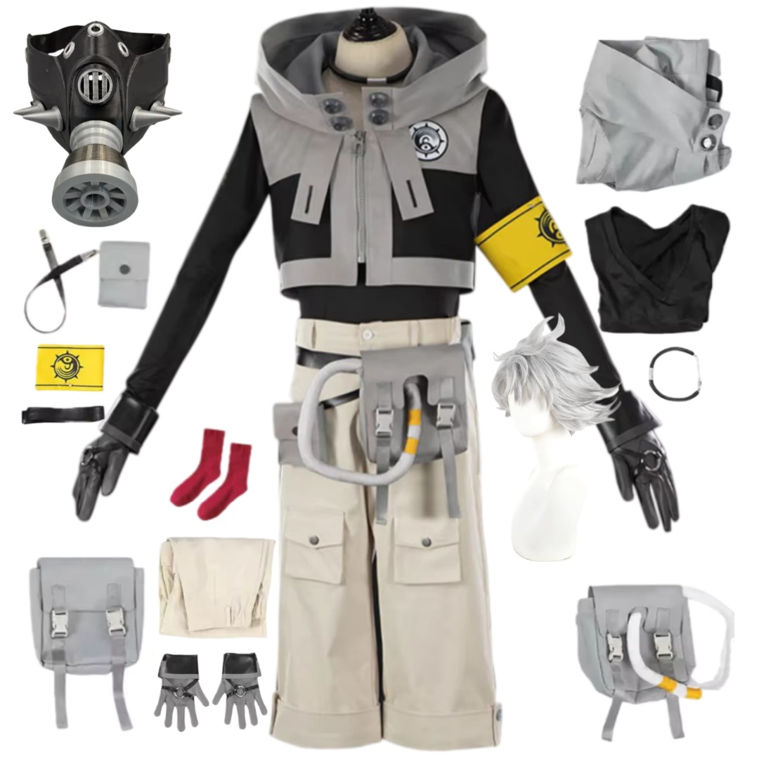 Anime Cosplay With Mask - 가치아쿠타 코스프레, 루도 코스프레 의상, 가발,