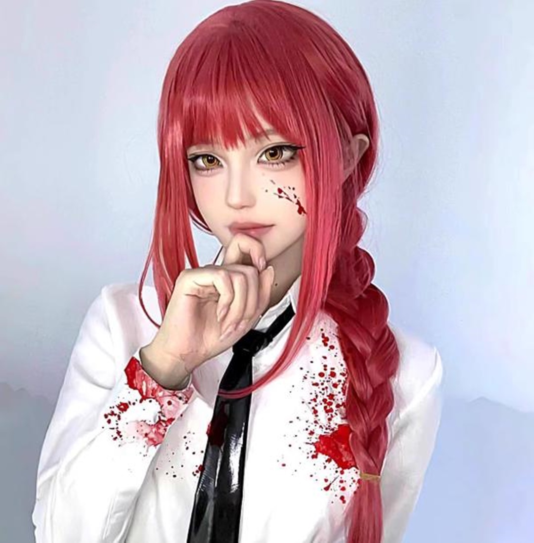 Anime Cosplay Makima - 마키마 가발 코스프레 여성 애니메이션 파티