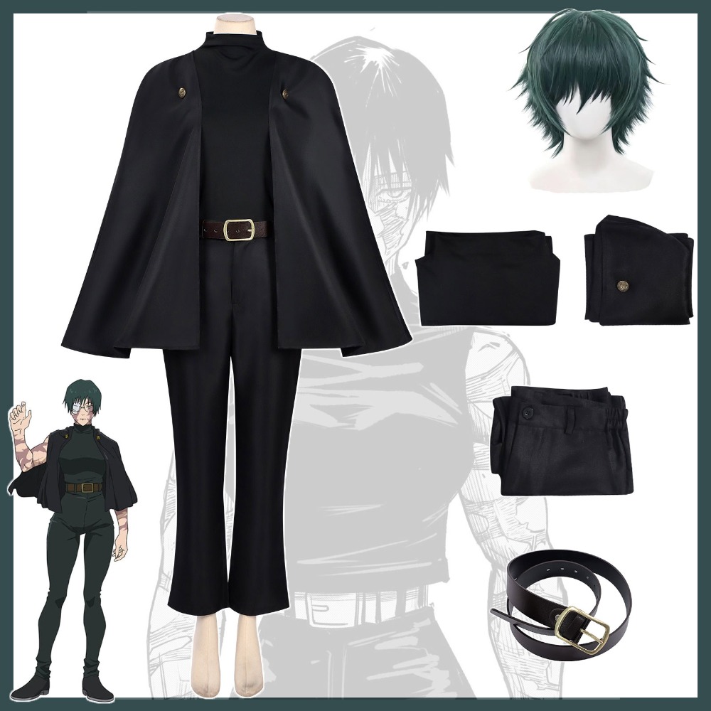Jujutsu Kaisen Uniform - 애니메이션 Jujutsu JJK Zenin Maki 코스프레