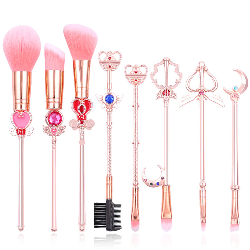 Sailor Moon Wand - 애니메이션 세일러 문 메이크업 브러쉬 세트,