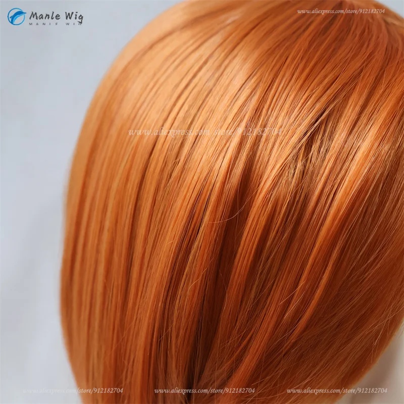 Anime Cosplay Orange Hair - 5; c'6, g'8\b/류구 레나 류구 코스프레