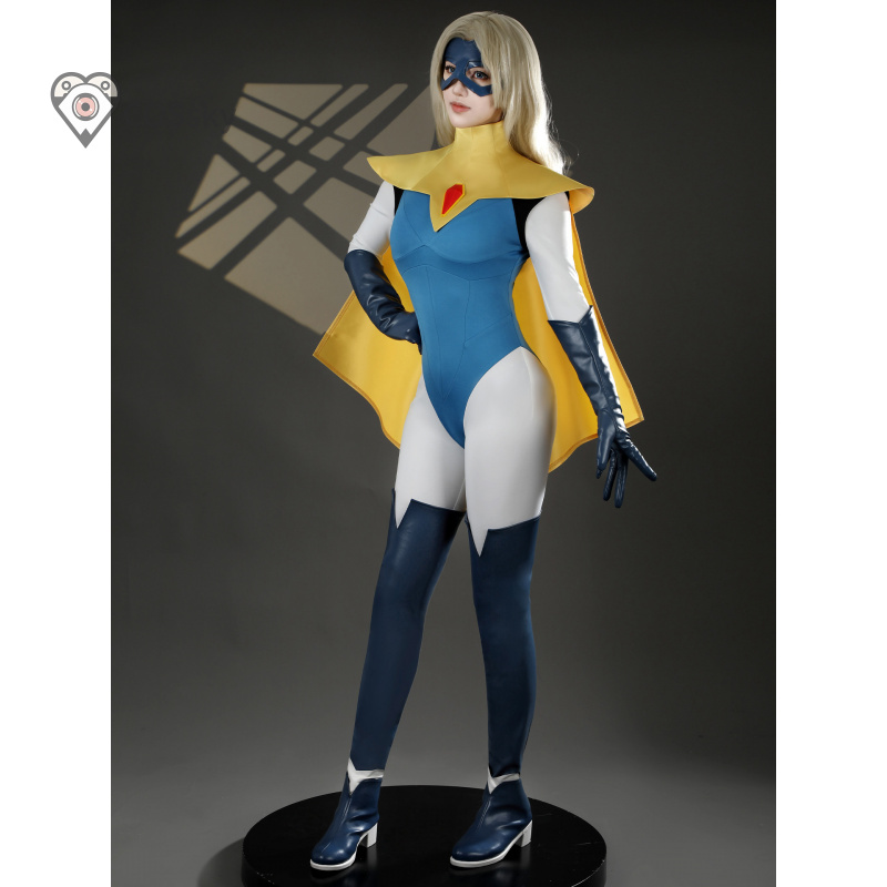 금발 블레이저 게임 디스패치 코스프레 의상 여성 판타지 - Anime Cosplay With Mask 리뷰 및 가격