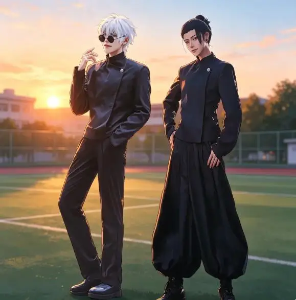 애니메이션 주술회전 코스프레 주술회전 고죠 사토루 게토 - Jujutsu Kaisen Uniform 리뷰 및 가격