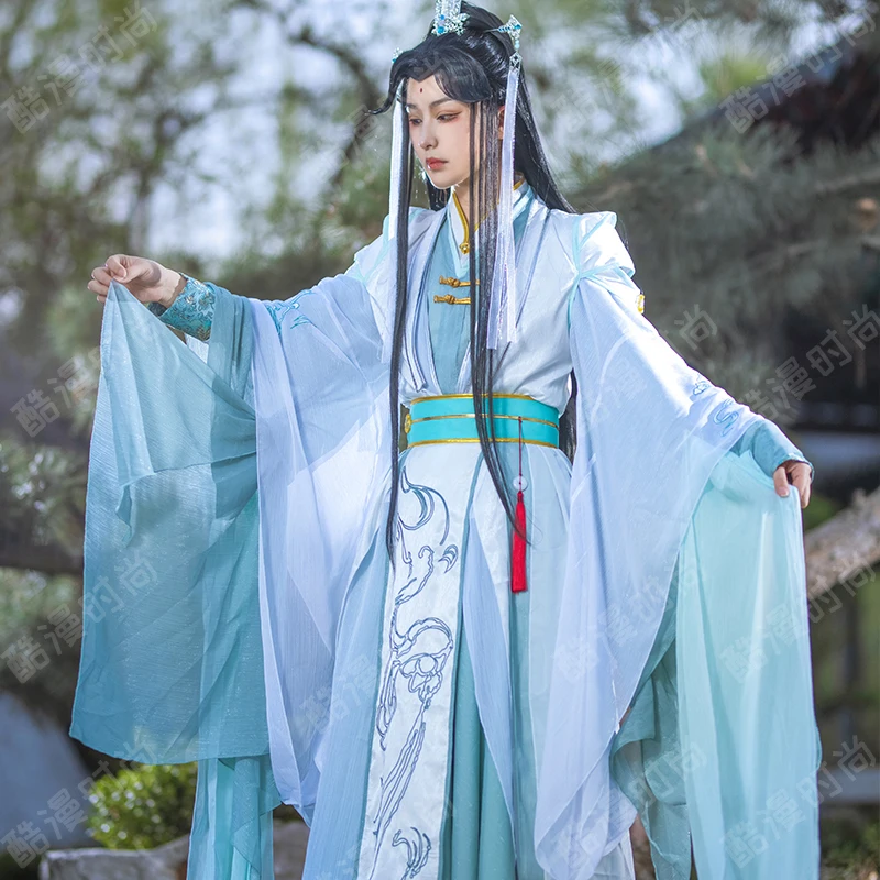 시칭쉬안 코스프레 의상 펑시 님니앙 한푸 애니메이션 천 - Anime Cosplay Girl Costume 리뷰 및 가격