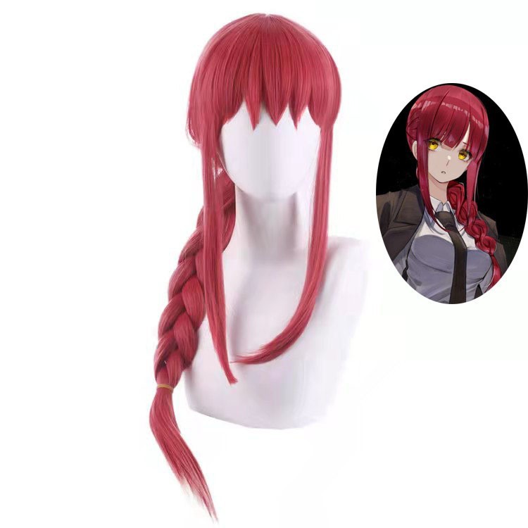 마키마 코스프레 가발 애니메이션 체인-aw Man Ma - Anime Cosplay Yumeko 리뷰 및 가격