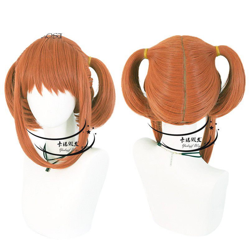 카구라 코스프레 애니메이션 긴타마 가발 짧은 오렌지 가 - Anime Cosplay Orange Hair 리뷰 및 가격