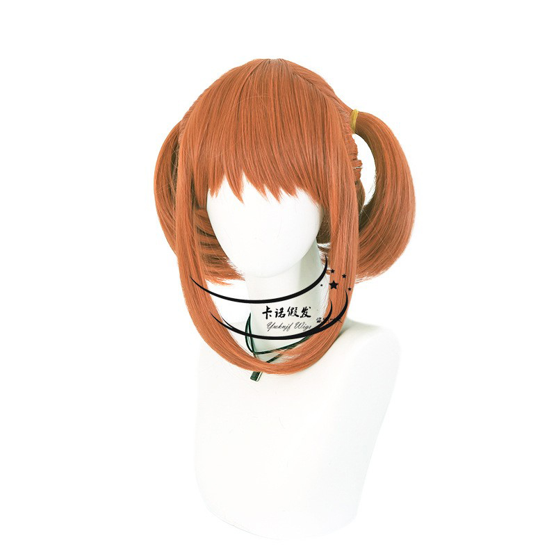 카구라 코스프레 애니메이션 긴타마 가발 짧은 오렌지 가 - Anime Cosplay Orange Hair 리뷰 및 가격