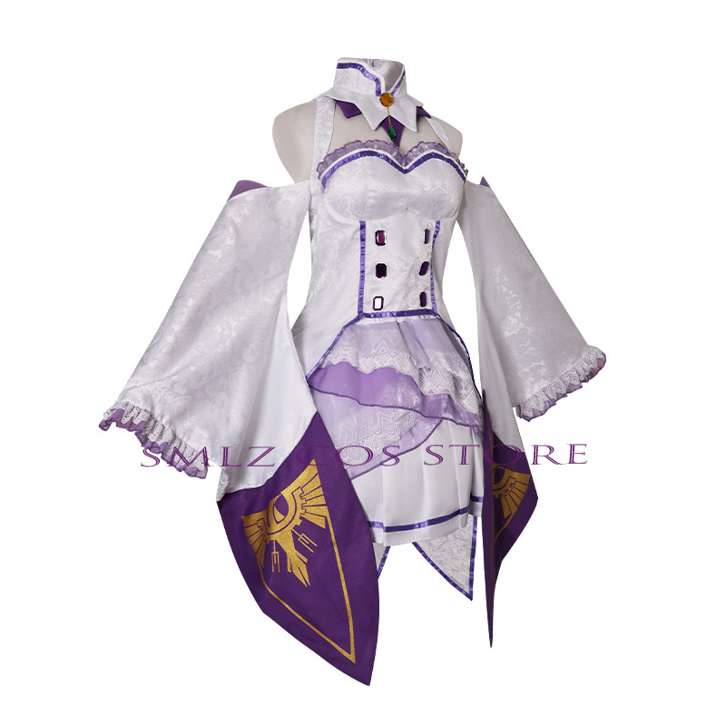 에밀리아 코스프레 애니메이션 Re Zero Kara H - Anime Cosplay Girl Costume 리뷰 및 가격