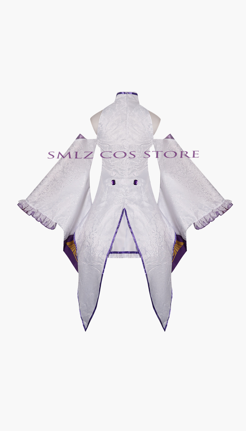 에밀리아 코스프레 애니메이션 Re Zero Kara H - Anime Cosplay Girl Costume 리뷰 및 가격