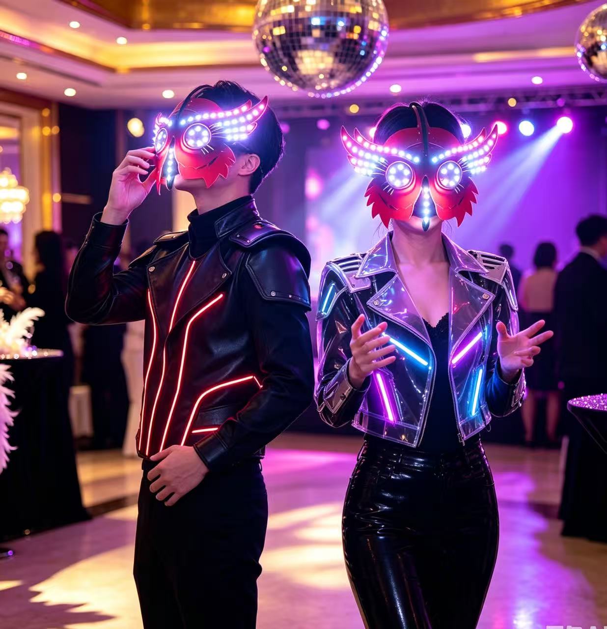 할로윈 LED 부엉이 마스크, 야광 헤드 마스크, 다채 - Anime Cosplay Face 리뷰 및 가격
