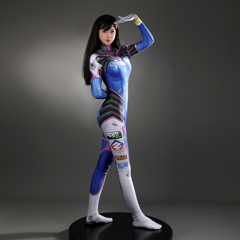여성 DVA 코스프레 완전 세트 의상 슈팅 게임 캐릭터 - Convention Cosplay Anime 리뷰 및 가격