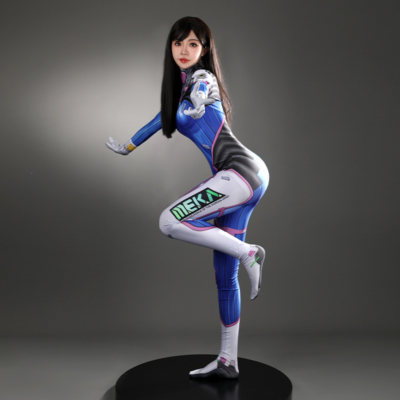 여성 DVA 코스프레 완전 세트 의상 슈팅 게임 캐릭터 - Convention Cosplay Anime 리뷰 및 가격