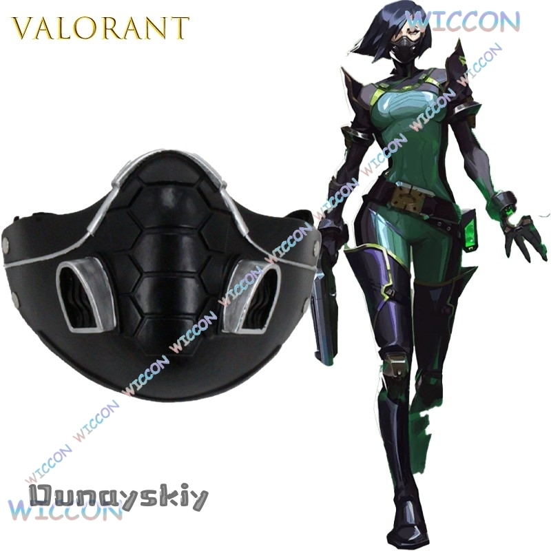 Valorant Viper 스네이크 마스크 가발 코스프 - Anime Cosplay Face 리뷰 및 가격
