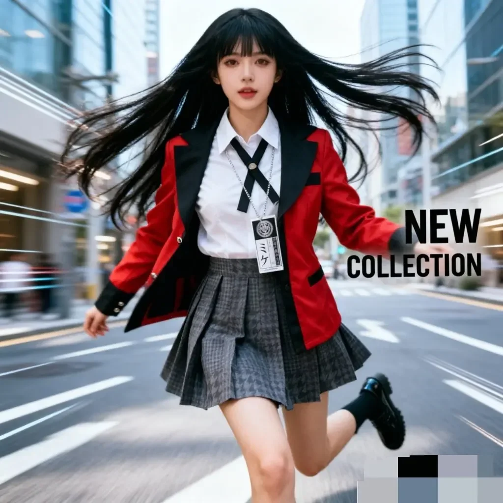 애니메이션 카케구루이 자바미 유메코 코스프레 의상 할로 - Anime Cosplay Yumeko 리뷰 및 가격