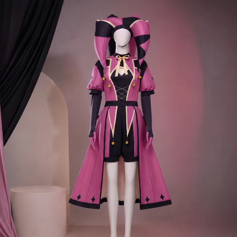 재고 있음 XS-3XL 콜럼비나 프릭 서커스 코스프레  - Anime Cosplay With Mask 리뷰 및 가격