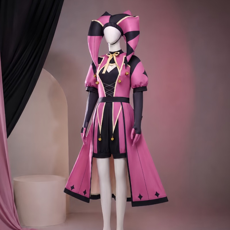 재고 있음 XS-3XL 콜럼비나 프릭 서커스 코스프레  - Anime Cosplay With Mask 리뷰 및 가격