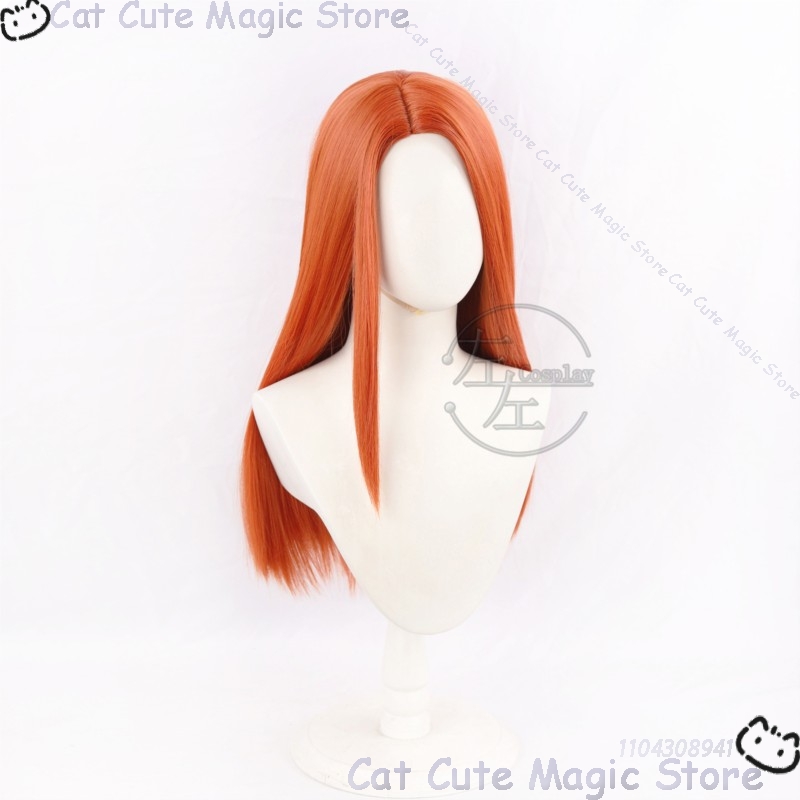 사만다 이브 윌킨스 아톰 이브 애니메이션 인빈시블 코스 - Anime Cosplay Orange Hair 리뷰 및 가격