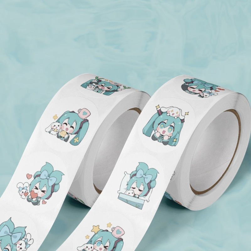 인스 감성 귀여운 하츠네 미쿠 스티커, 만화 장식용 씰 - Anime Cosplay Miku 리뷰 및 가격