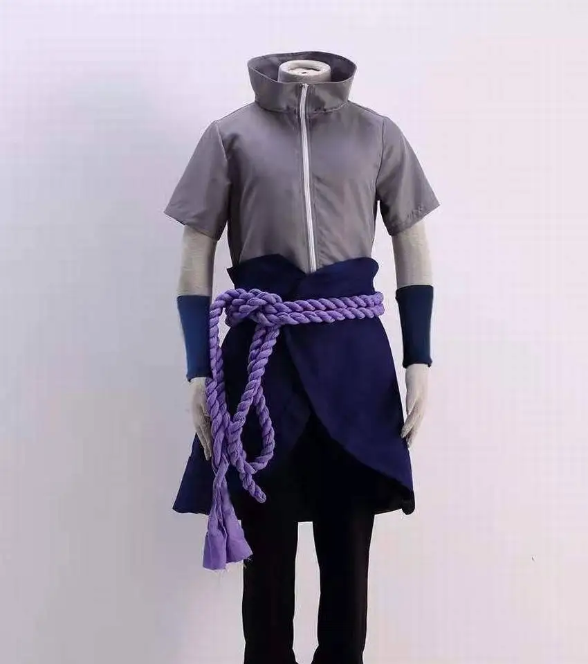 애니메이션 우치하 사스케 코스프레 의상 상의 바지 벨트 - Convention Cosplay Anime 리뷰 및 가격