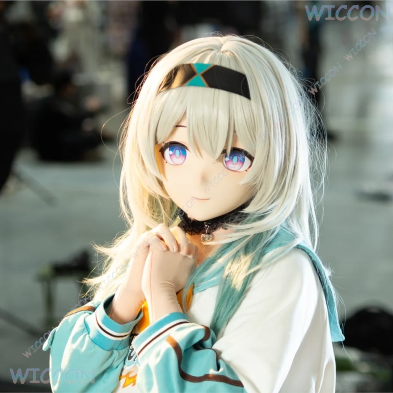 키구루미 여성 얼굴 마스크 애니메이션 게임 코스프레 헤 - Anime Cosplay Face 리뷰 및 가격