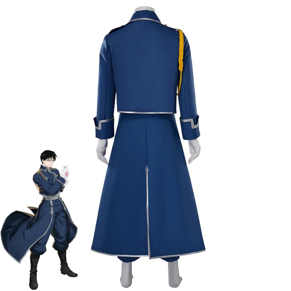 로이 머스탱 코스프레 의상 블루 파이트 군복 애니메이션 - Fullmetal Alchemist Coat 리뷰 및 가격